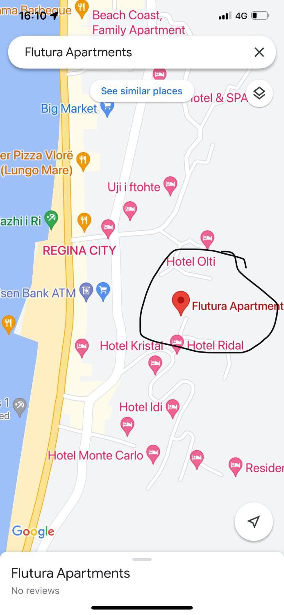 Flutura Apartments Влёра Экстерьер фото